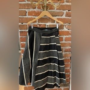 Anthropologie- Eva Franco Midi Linen Skirt